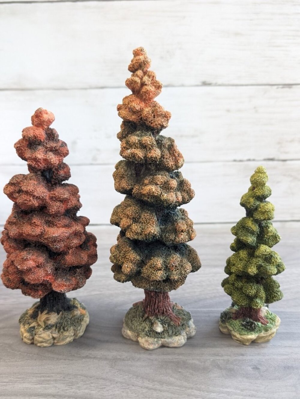 Department 56 Vintage Village Accessories Autumn Trees Set Of 3